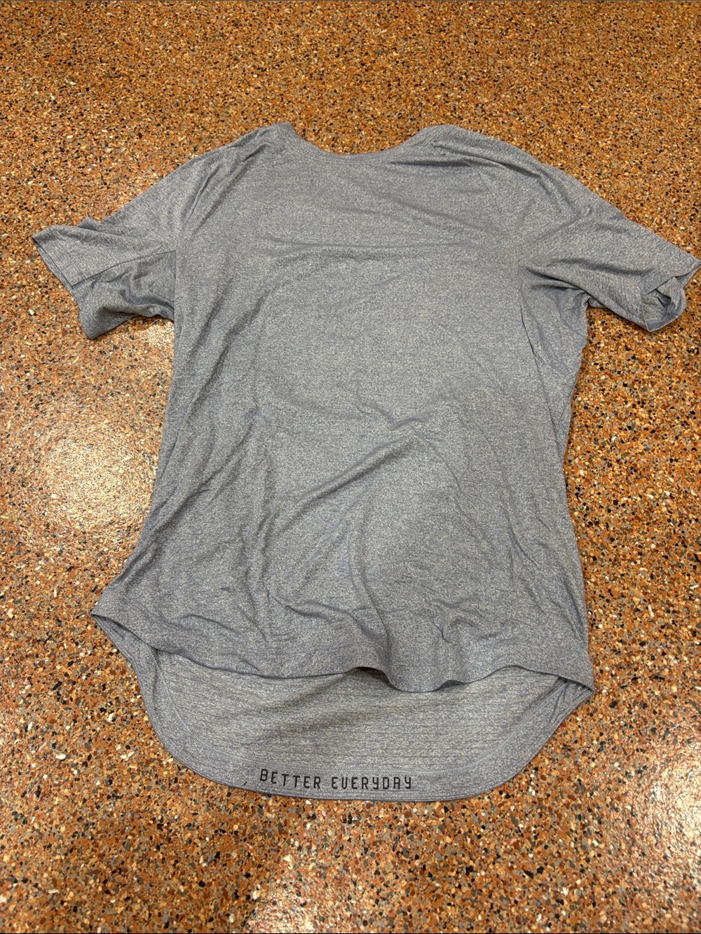 lululemon athletica Men's Heather Gray Short Sleeve Tee